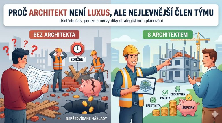 Proč architekt není luxus, ale nejlevnější člen týmu 5 Proč architekt není luxus, ale nejlevnější člen týmu