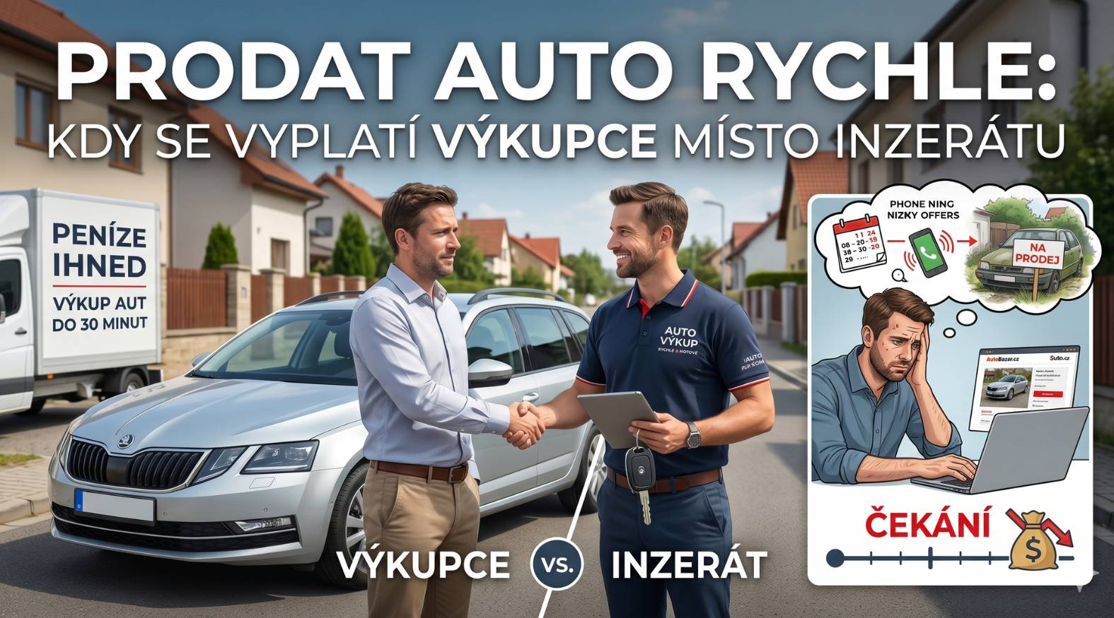 Prodat auto rychle: kdy má smysl výkupce a kdy inzerát 1 Prodat auto rychle