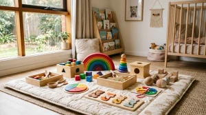 Smysluplné a Montessori hračky z přírodního dřeva pro děti